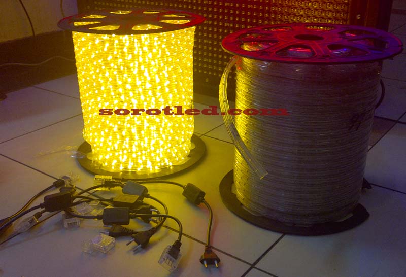 Lampu Selang Dekoratif LED Kuning